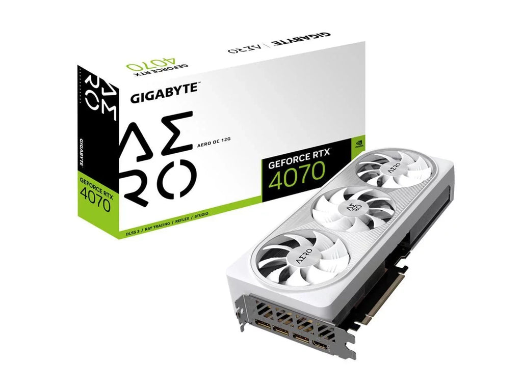 GIGABYTE AERO GeForce RTX 4070 12GB GDDR6X PCI Express 4.0 x16 ATX Video Card GV-N4070AERO OC-12GD