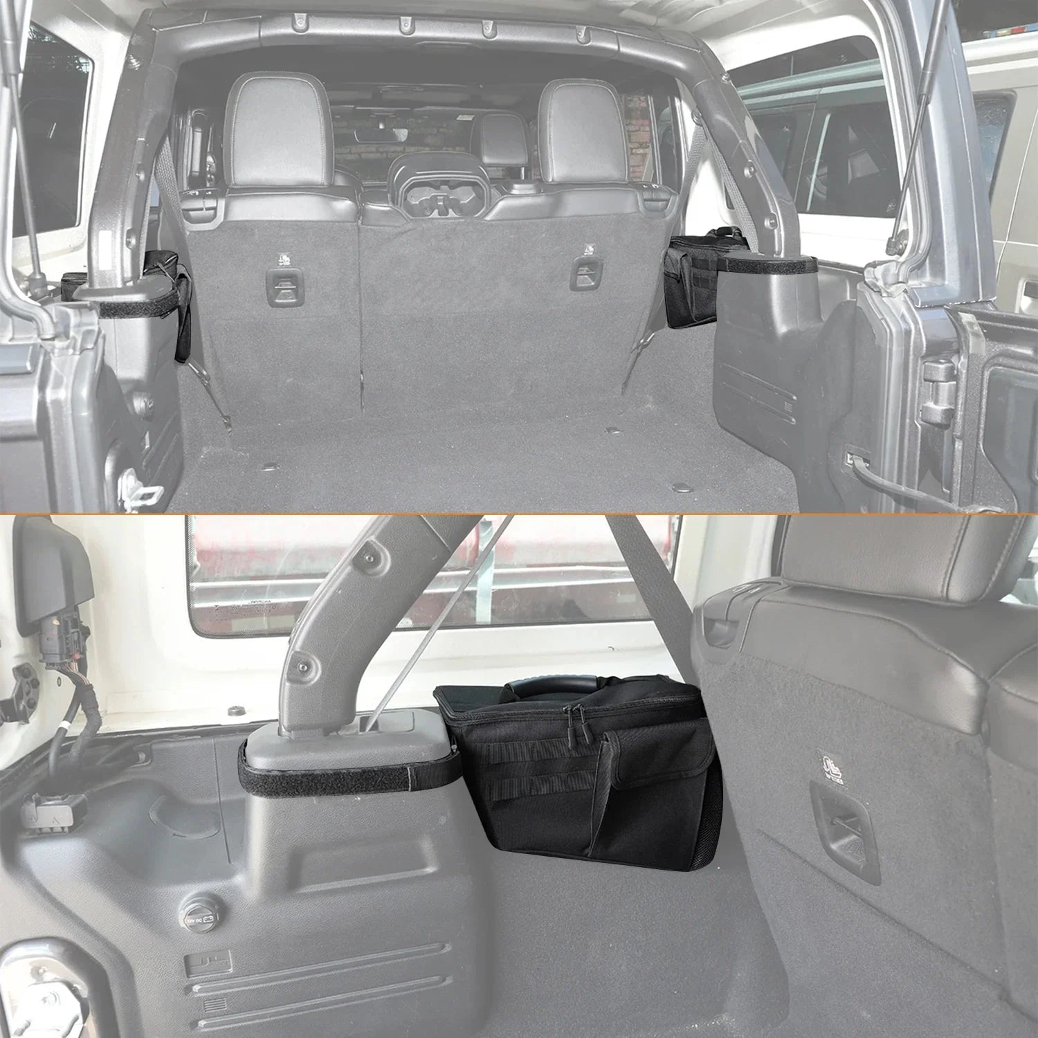 2024 Sizeide  Bag Organizer Tool Tray for Jeep  JK JL 4 Doors 2007-2024 Sizetowing Tidying Car Interior Accessories