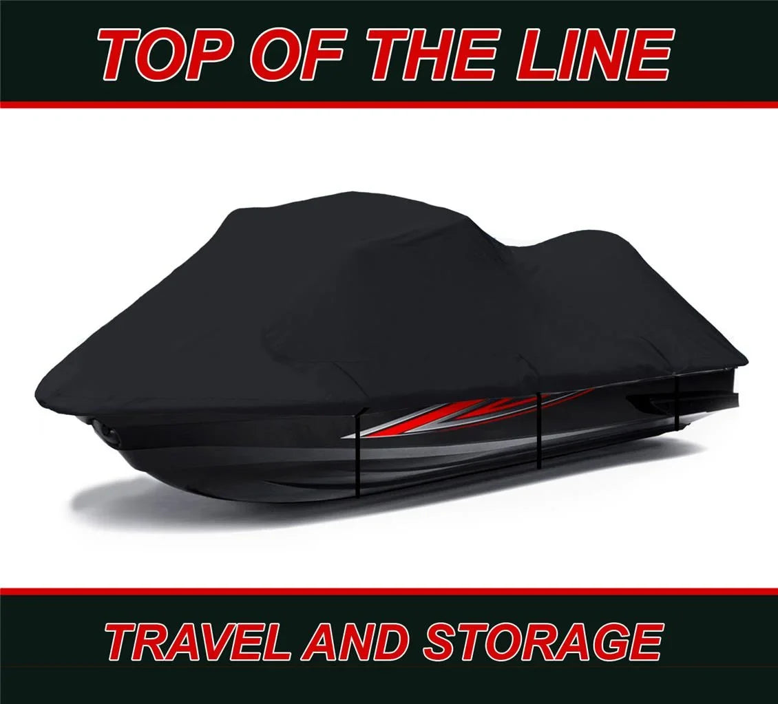 BLACK TOP OF THE LINE JET SizeKI Cover Compatible for Sizeea Doo Sizeea-Doo Bombardier GTI SizeE 2006 2007 2008 2009 Jet Sizeki Cover