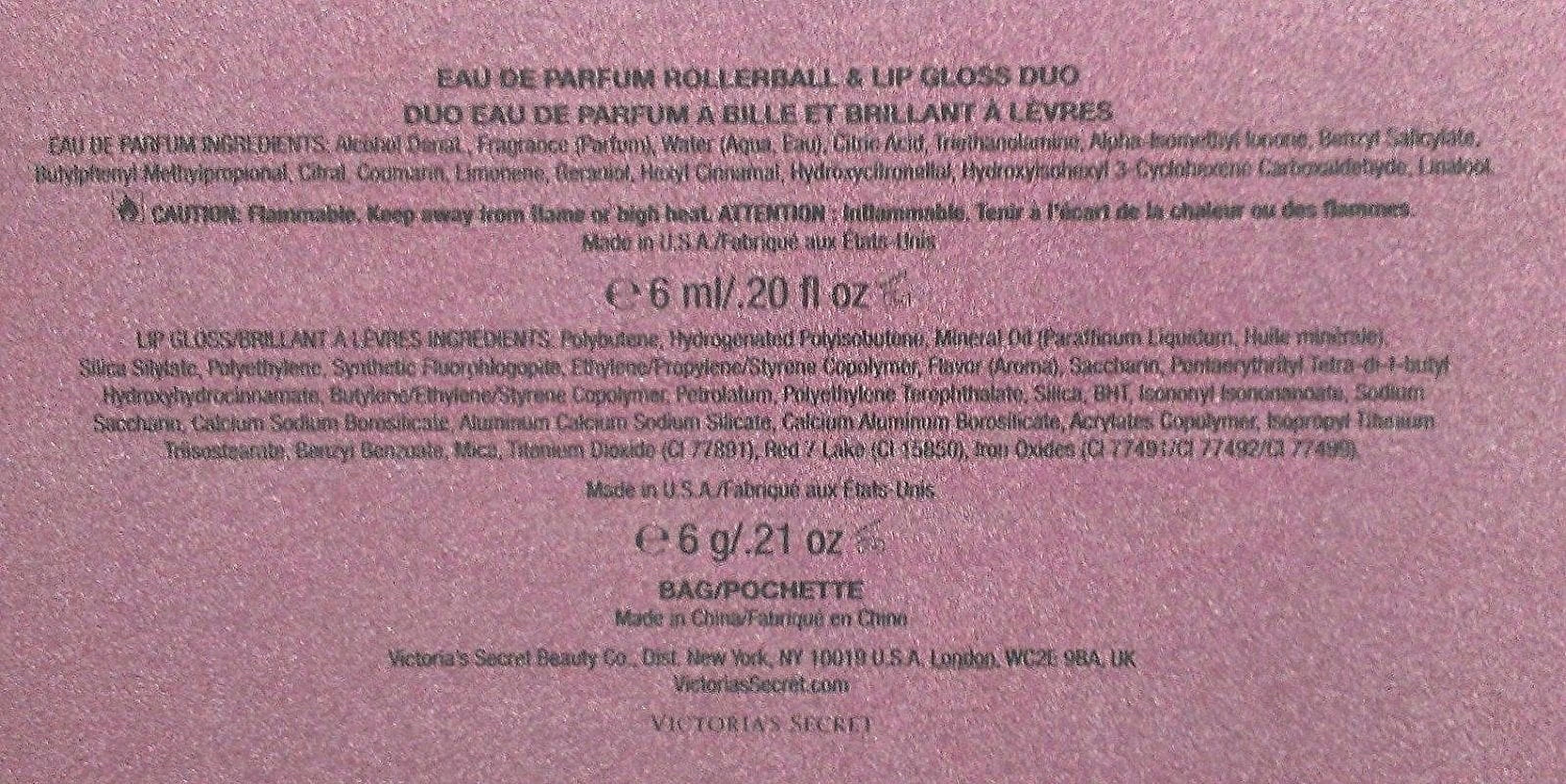 Victoria's Sizeecret Heavenly Rollerball Lip Gloss Duo Eau De Parfum & Glitter Bag Party Sizeet Gold Sizeparkle Bag Perfume