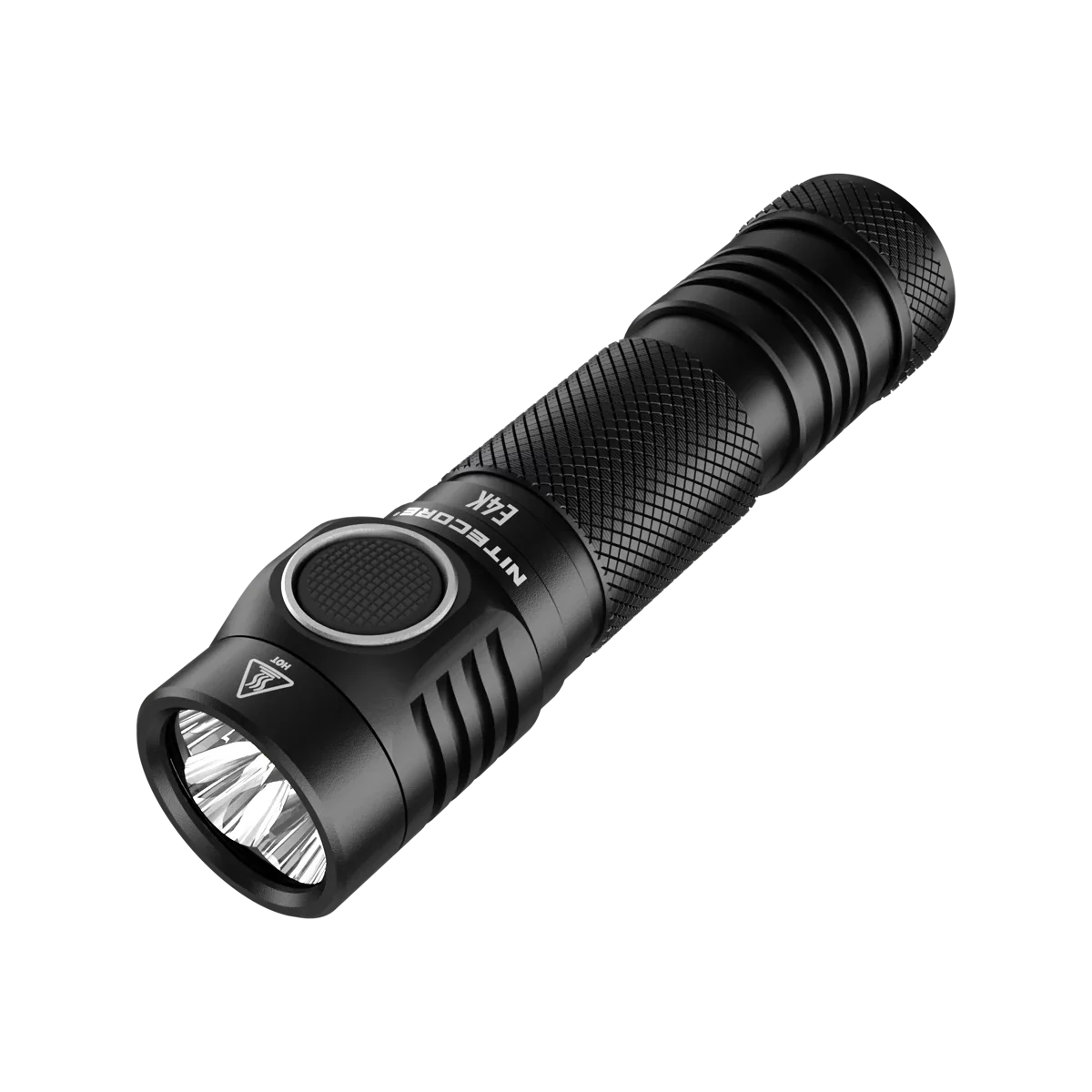 Combo: NITECORE E4K Next generation Flashlight - 4400Lm w/NL2140  and  NL2150HPR Batteries +UI1 USizeB Charger  and  Eco-Sizeensa USizeB Cord