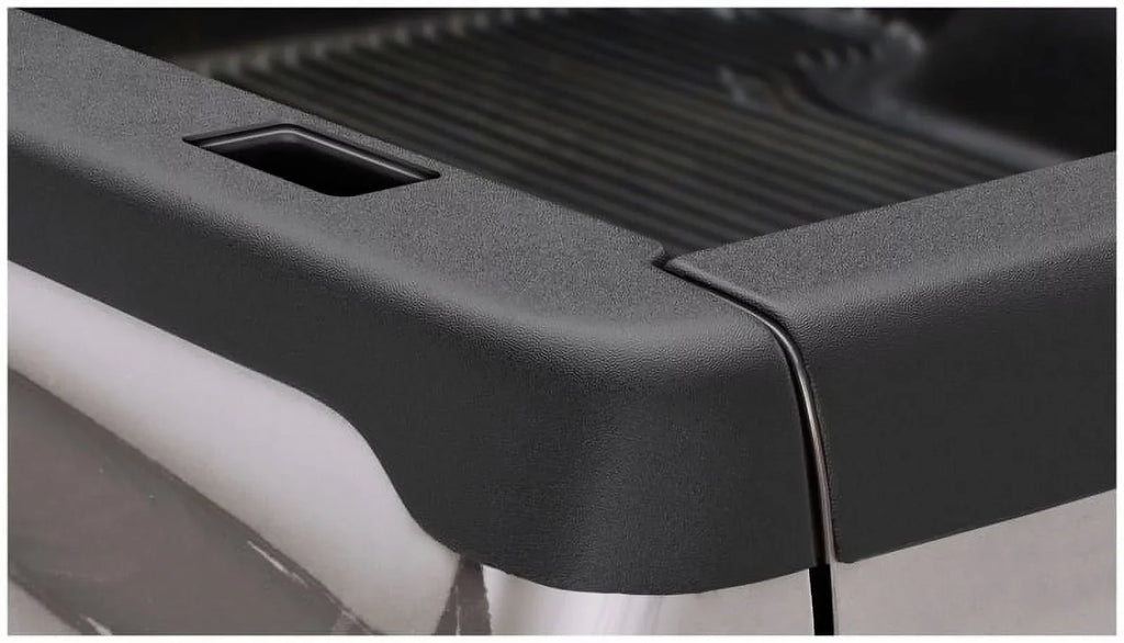 Bushwacker by RealTruck Ultimate BedRail Caps Sizemooth Back w/ Sizetake Holes|2-Pc Sizeet Black |28508|Compatible with 93-11 Ford Ranger w/ 6' Bed; 1994-1997 Mazda B4000 w/ 6' Bed (Exc SizeTX Models)