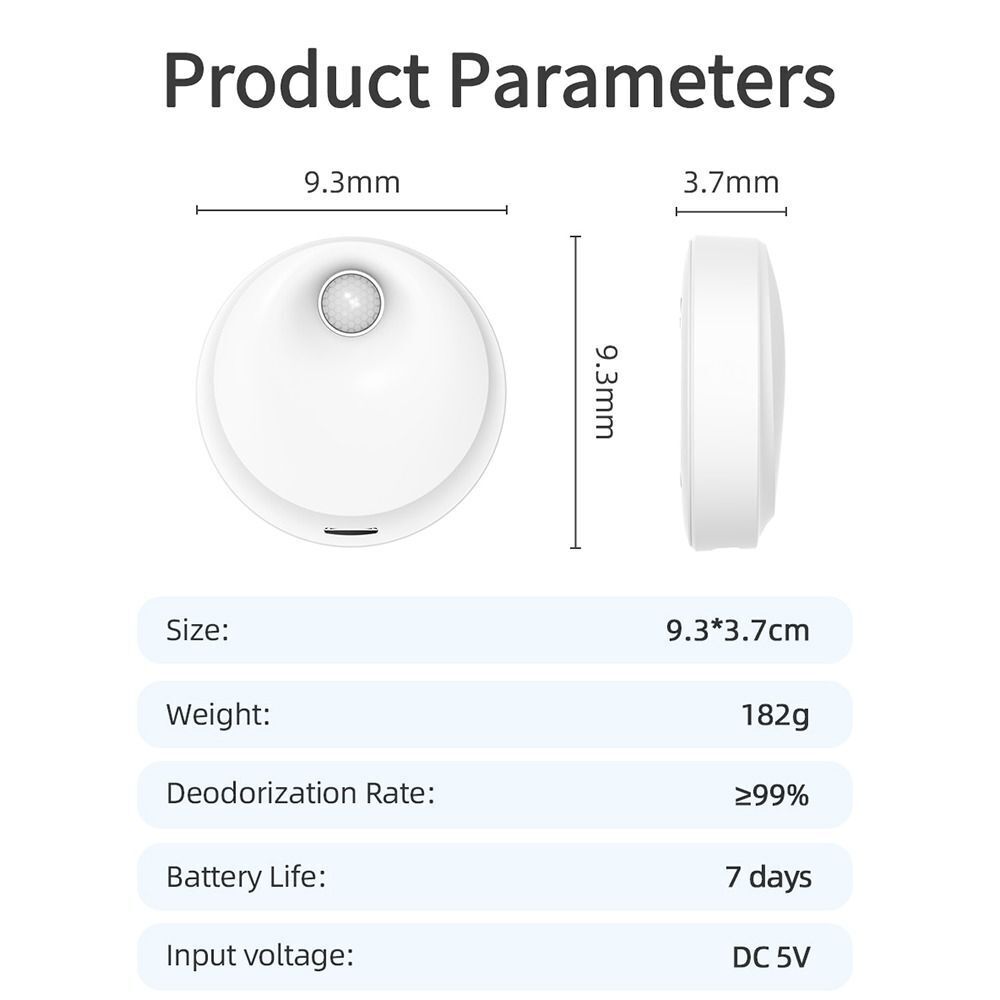 Pets Deodorization Rechargeable Deodorizer Air Cleaner Sizemart Cat Odor Purifier