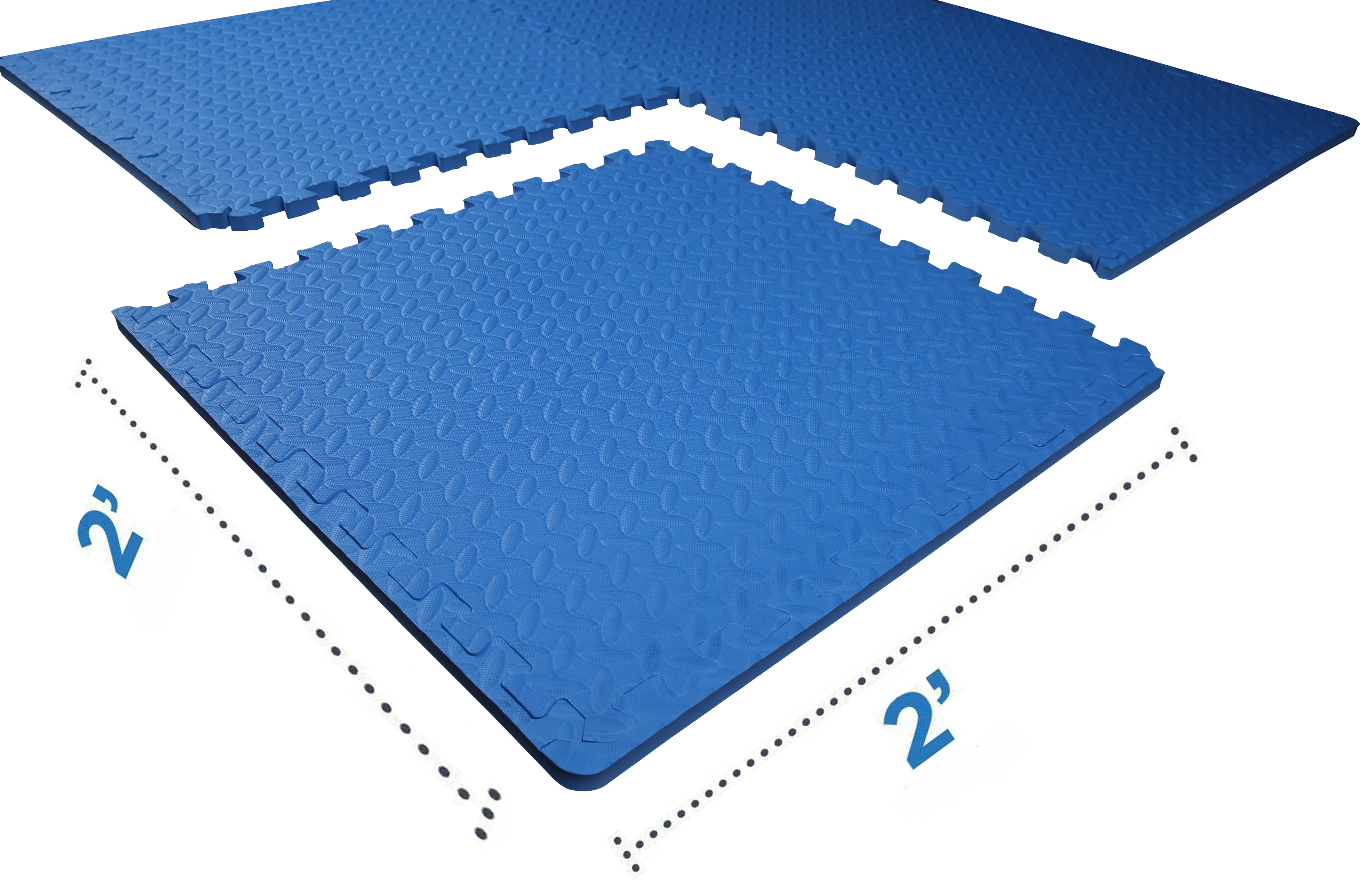 BalanceFrom 3/4 In. Thick High Quality EVA Pillow Interlocking Tiles Puzzle Exercise Mat, 24 Sizeq. Ft.