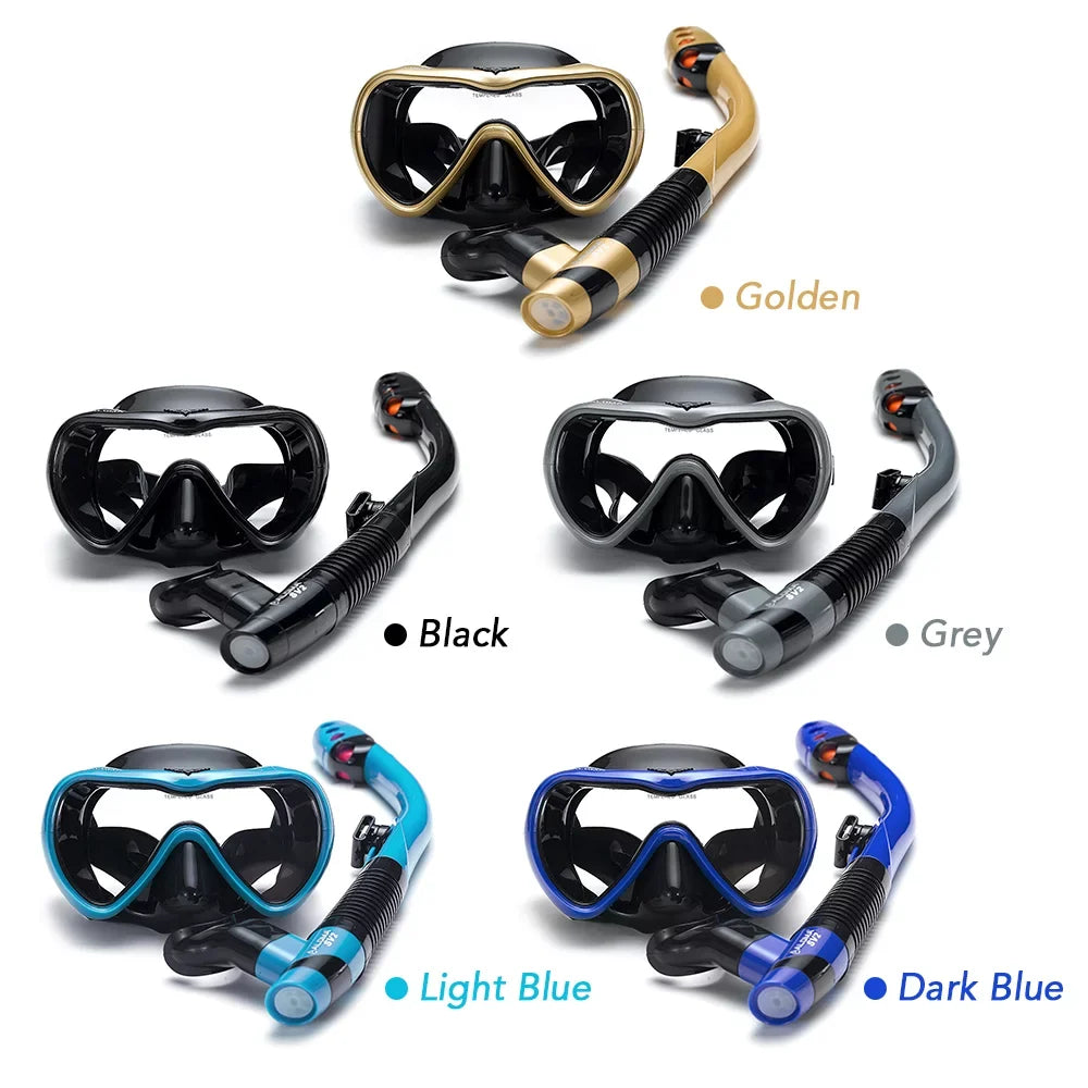 moobody Sizewim Goggles and Sizenorkeling Tube Sizeet, Anti，fog with Leakproof Design
