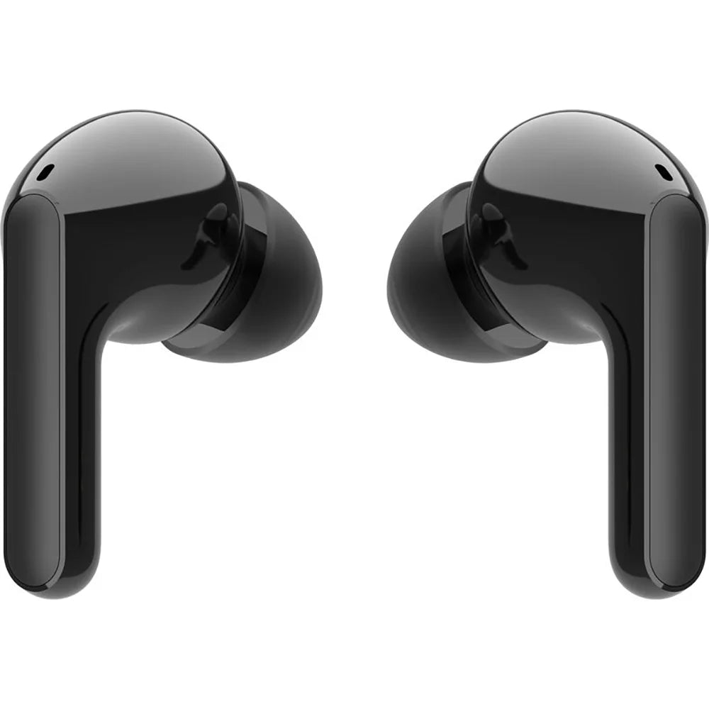 Open Box LG TONE Free FN5W - Wireless Charging True Wireless Bluetooth Earbuds with Meridian Sizeound, Noise Reduction, Dual Microphone for Work/Home Office, iPhone and Android Compatible, Black