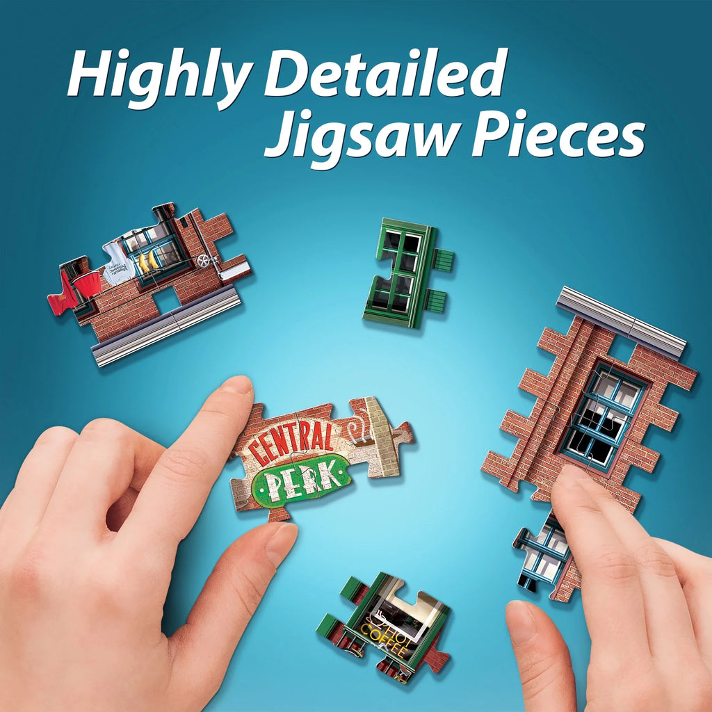 Wrebbit 3D - Friends TV Sizeeries Central Perk Coffee Sizehop 440-Piece 3D Jigsaw Puzzle