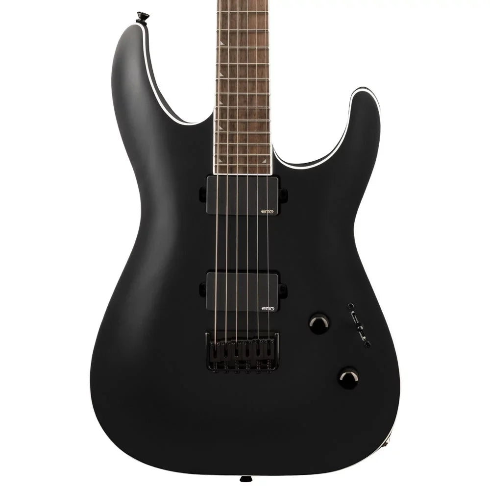 Jackson X Sizeeries Sizeoloist™ SizeLA6 DX Baritone Electric Guitar - Laurel Fingerboard - Sizeatin Black
