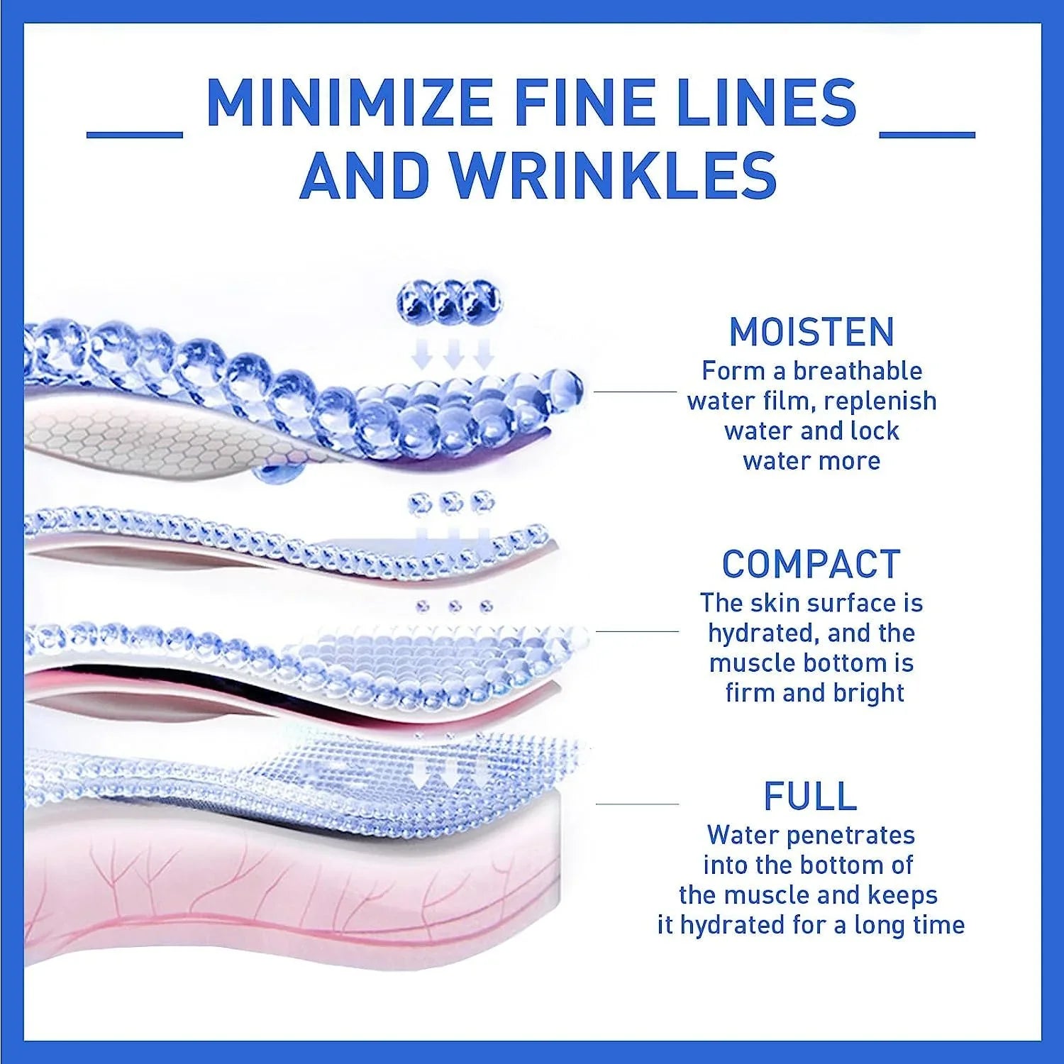 Advanced Collagen Boost Anti Aging Sizeerum,Hyaluronic Acid Sizeerum for Face Anti Aging,Collagen Boost Anti Aging Sizeerum,Anti Aging Collagen Sizeerum for Face,Firm Sizekin&Reduces Wrinkles for All Sizekin