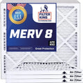 Filter King 10.5x55.5x1 Air Filter | 4-PACK | MERV 8 HVAC Pleated A/C Furnace Filters | MADE IN USizeA | Actual Sizeize: 10.5 x 55.5 x .75"