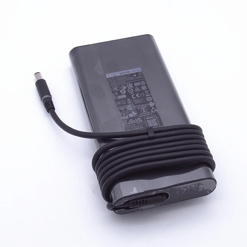 240W 19.5V 12.3A AC Adapter with Power Cord for Dell Alienware M17 7.4 * 5.0mm Charger