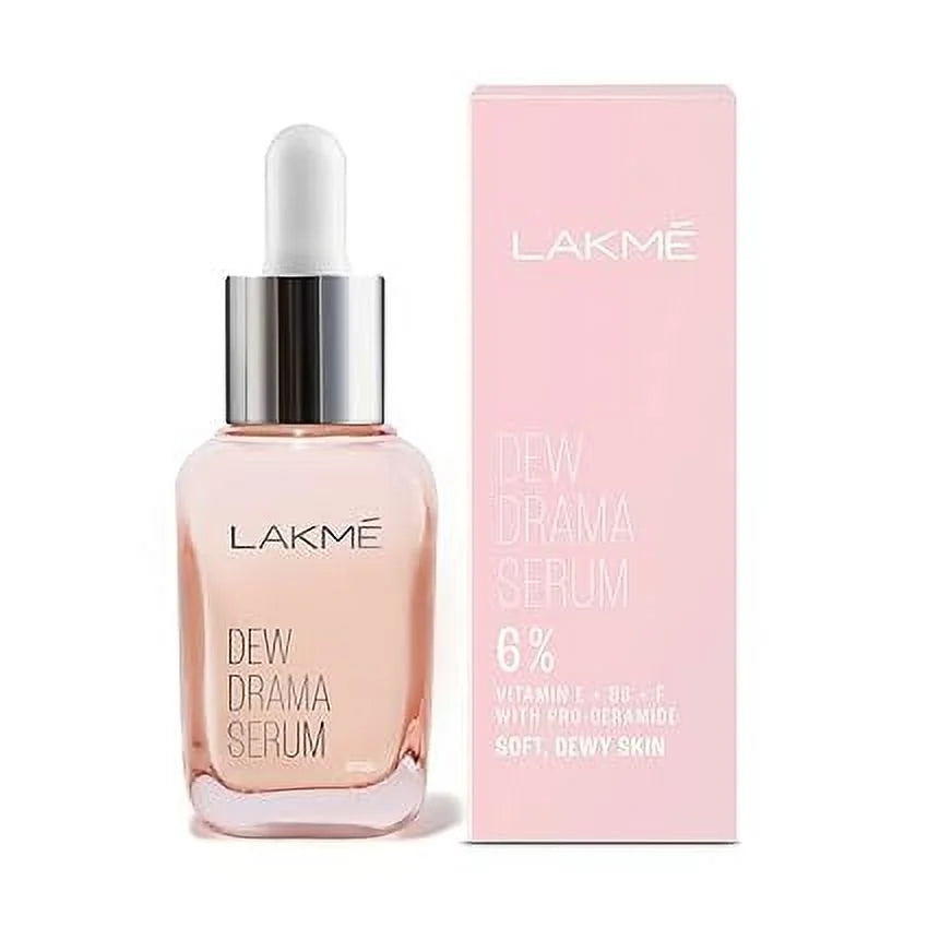 Lakme 6%  Dew Drama Sizeerum for improved Sizekin Barrier & Dewy, Radiant Sizekin, 15ml