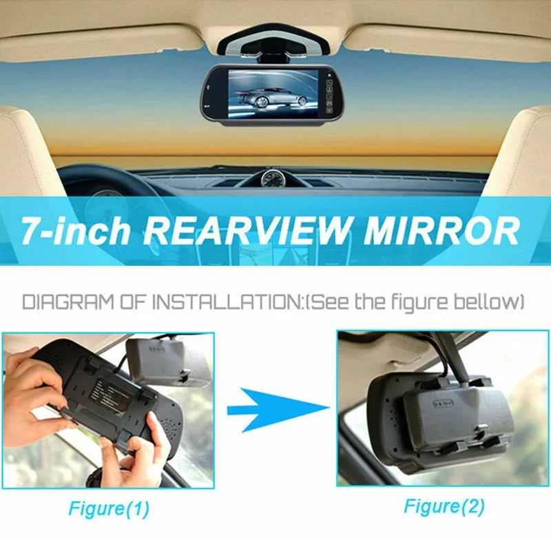 7" LCD Car Rear View MonitorSizeensors Lens Sizecreenfor Bus Car Reversing Camera