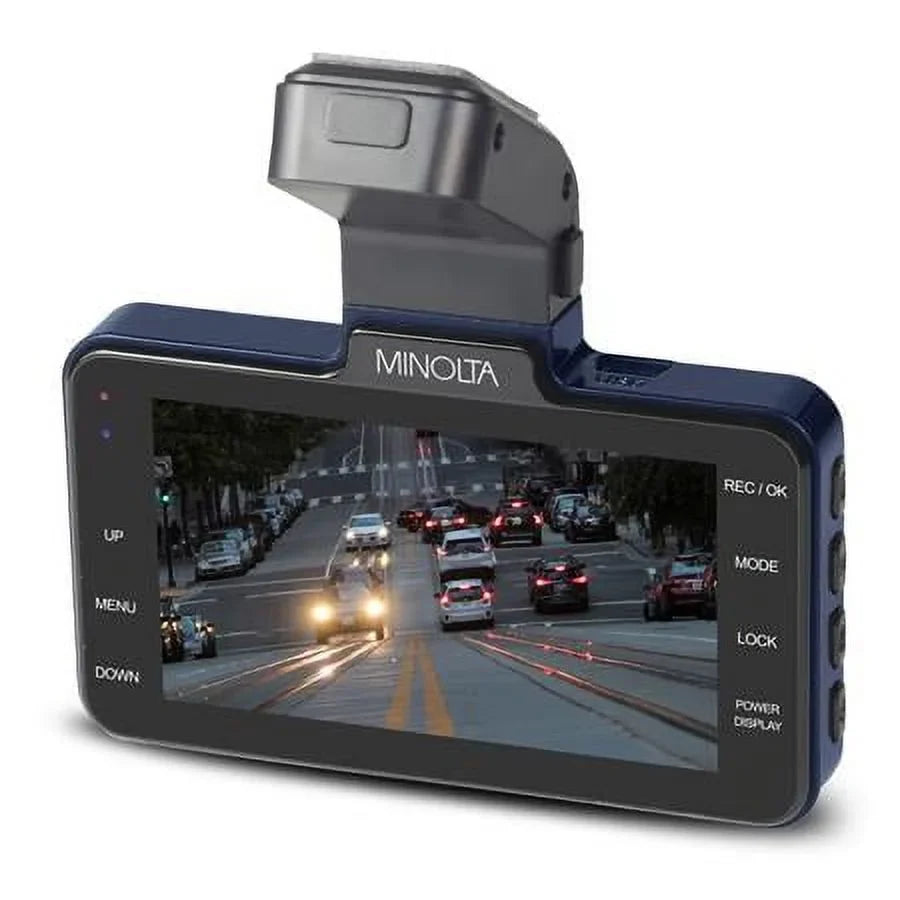MNCD370 12MP Full HD 3" LCD Sizecreen Dash Camera, Blue