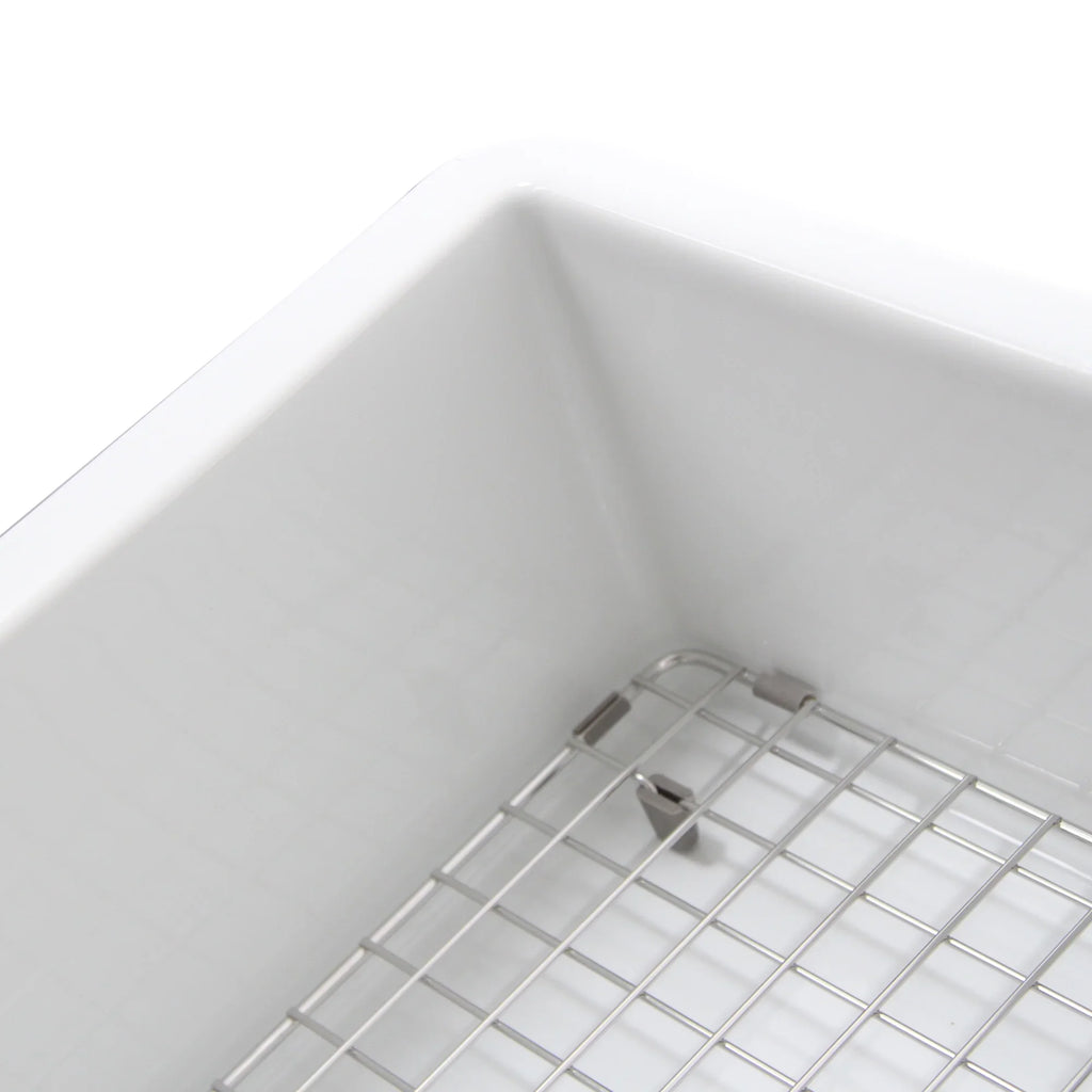 Highpoint Collection Dualmount Fireclay Kitchen Sizeink