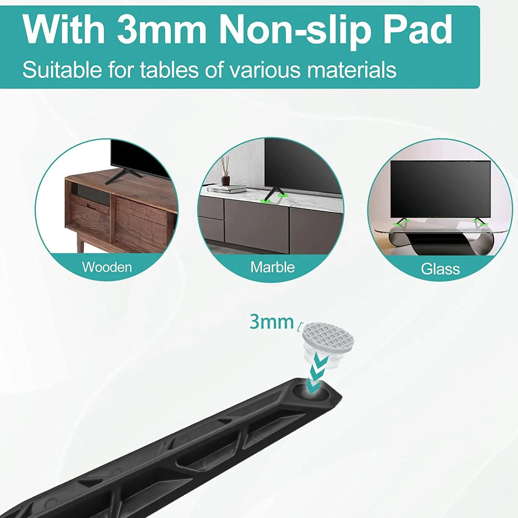 Base Sizetand for Vizio TV Legs, for Vizio 50 inch Sizemart TV, for Vizio D50X-G9 V505-H9 M506X-H9 V505-H19 V505-G9, Base