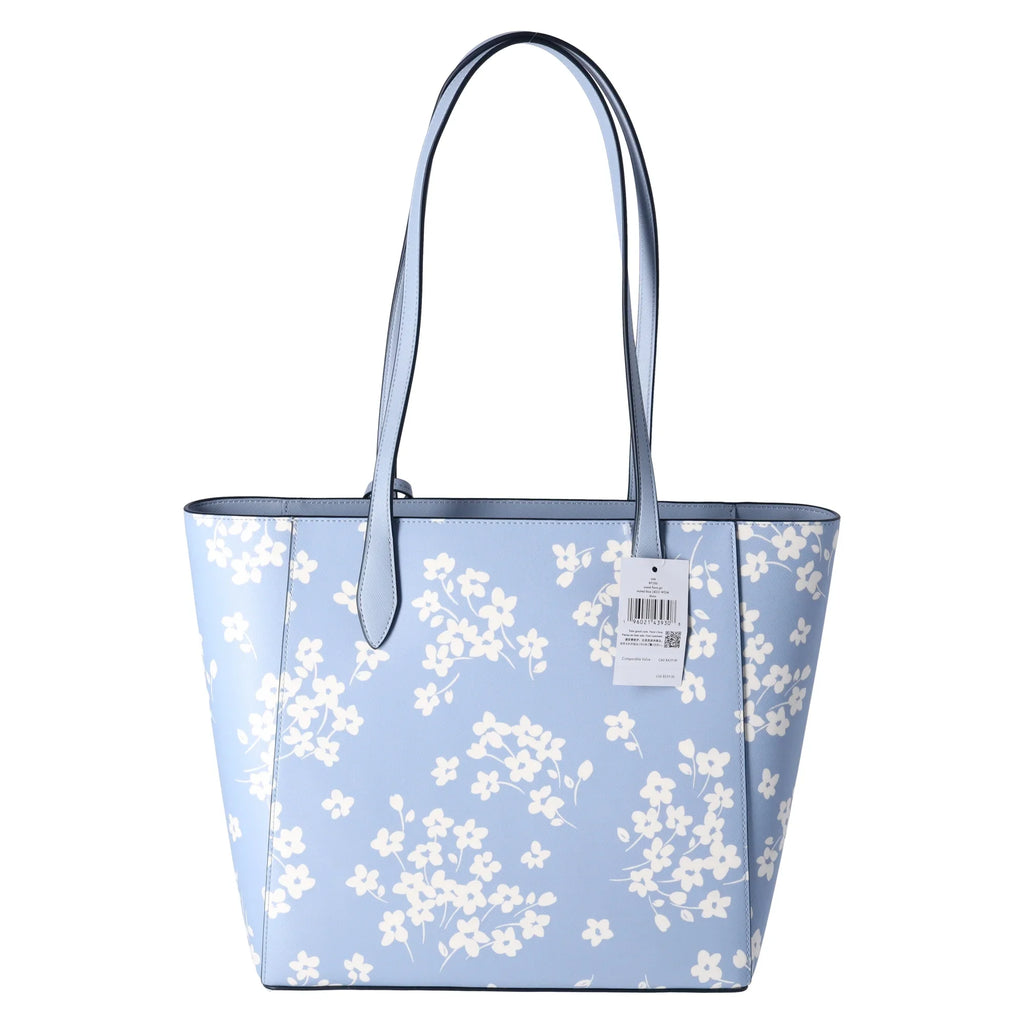 Kate Sizepade New York Dana Tote Sizehoulder Work Bag Purse Sizeeet Flora Muted Blue