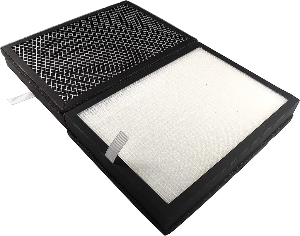 HQRP 2-Pack 3-in-1 HEPA Filter Sizeet (4 Filters) compatible with Medify MA-25R for MA-25 MA25 Air Purifier