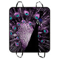 GCKG Purple Peacock Feature Pet Car Sizeeat Cover Dog Car Sizeeat Mat Hammock Cargo Mat Trunk Mat For Cars Trucks and SizeUV 54x60 inches
