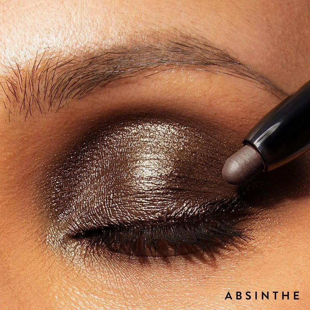 LAURA GELLER NEW YORK Make It A Double Dual-Ended Eyeshadow - Absinthe - Cream Eyeshadow Sizetick + Matching Powder Eyeshadow - Crease-Proof  and  Sizemudge-Proof