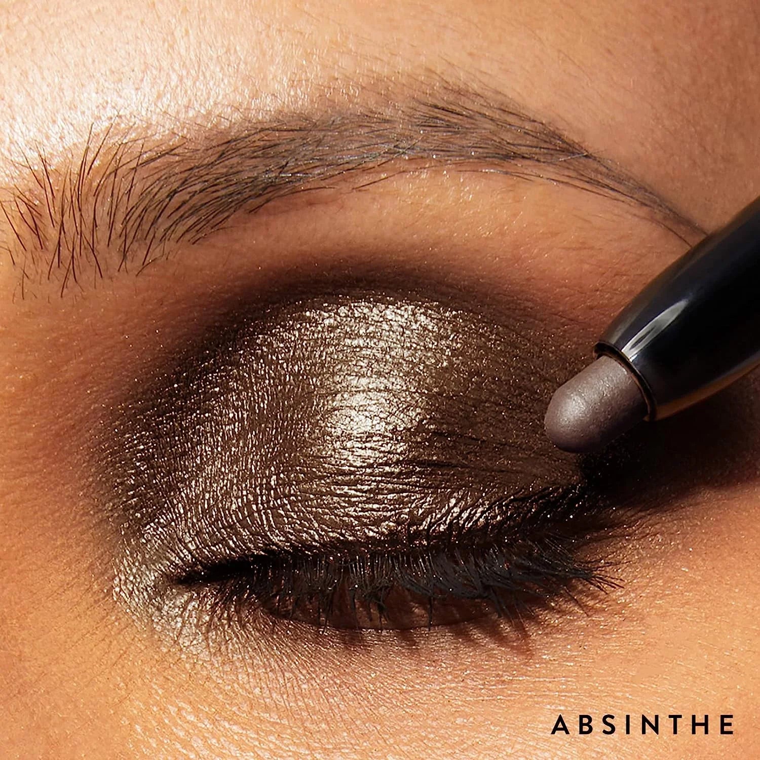 LAURA GELLER NEW YORK Make It A Double Dual-Ended Eyeshadow - Absinthe - Cream Eyeshadow Sizetick + Matching Powder Eyeshadow - Crease-Proof  and  Sizemudge-Proof