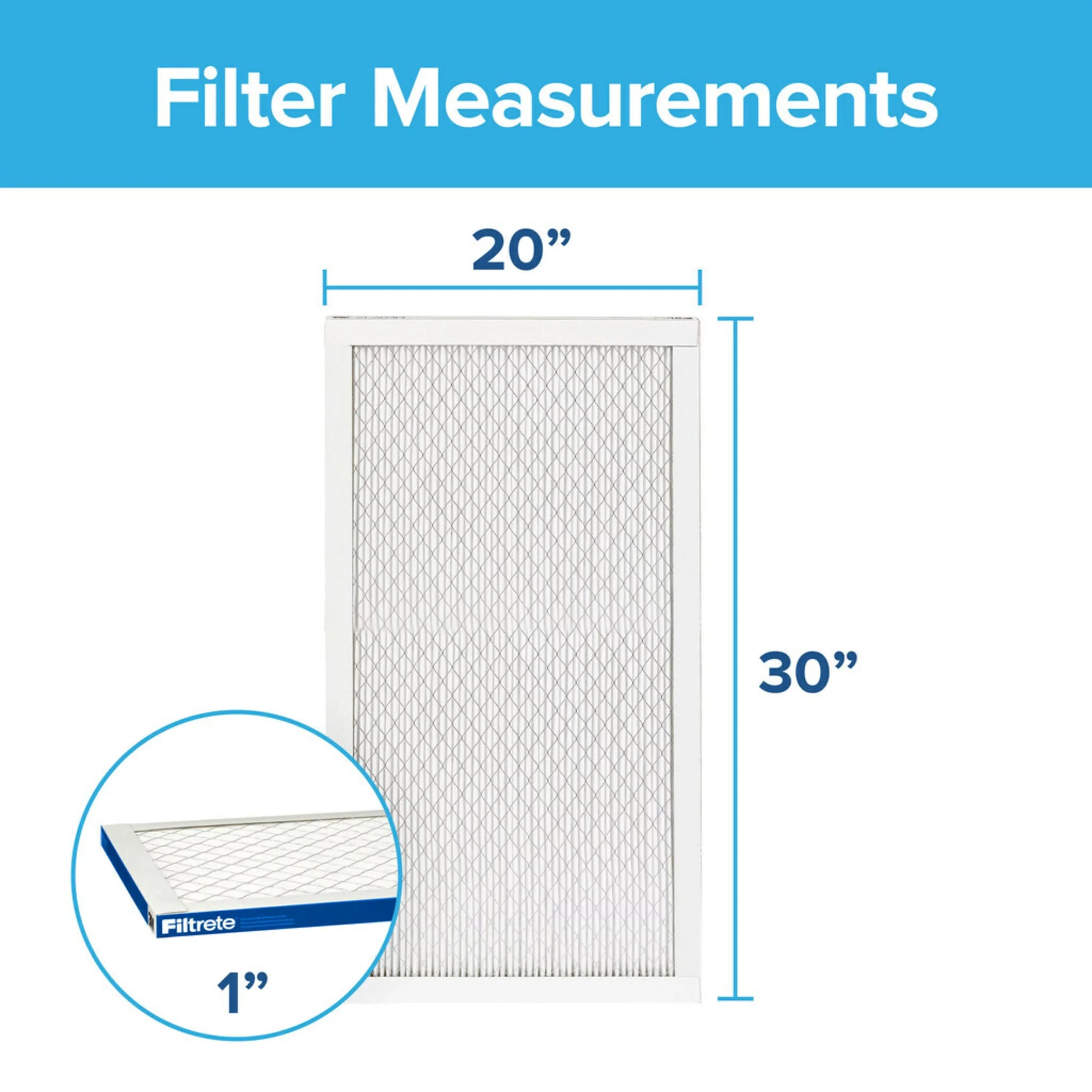 Filtrete by 3M, 20x30x1, Elite Allergen Reduction HVAC Furnace Air Filter, 2200 MPR, 1 Filter