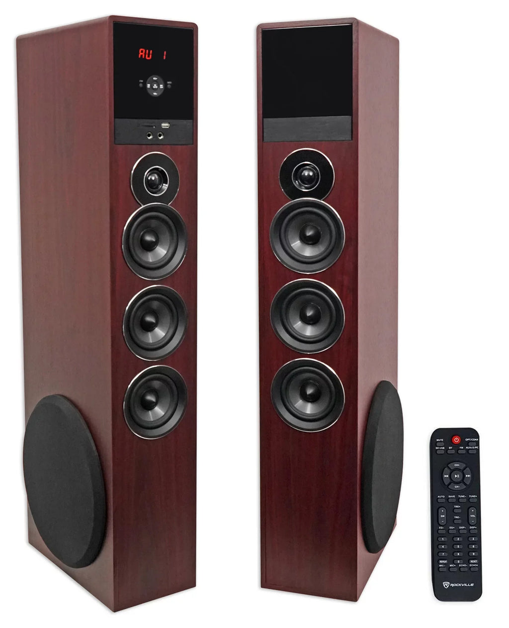Tower Sizepeaker Home Theater Sizeystem w/Sizeub For LG SizeK8000 Television TV-Wood