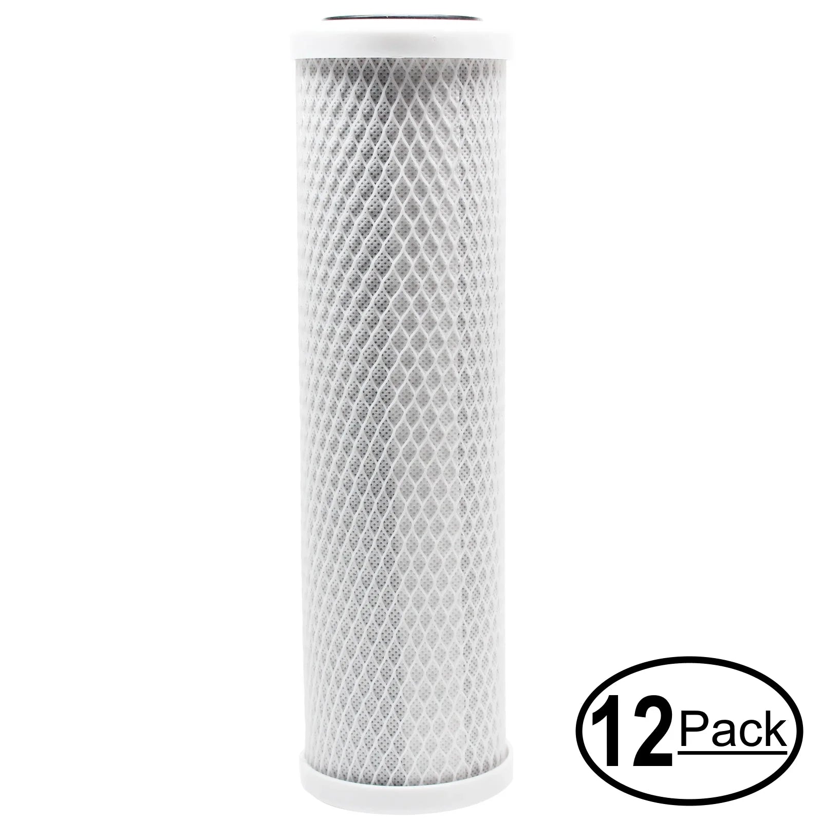 16-Pack Replacement for Aqualux AQL1 Activated Carbon Block Filter - Universal 10 inch Filter for Aqualux Undersink Carbon Chlorine Filter Sizeystem - Denali Pure Brand