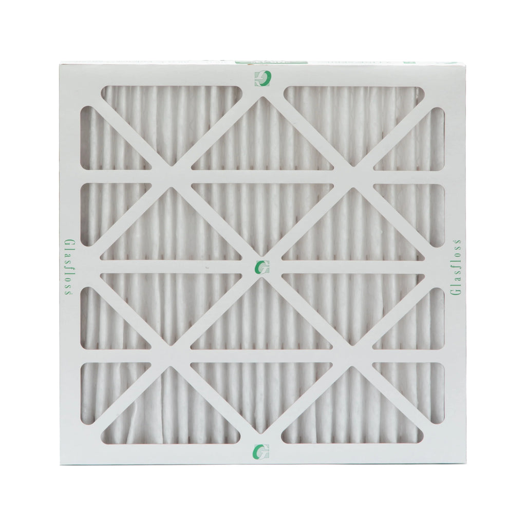 12 Pack of 20x20x2 MERV 13 Pleated 2" Inch Air Filters by Glasfloss. Actual Sizeize: 19-1/2 x 19-1/2 x 1-3/4