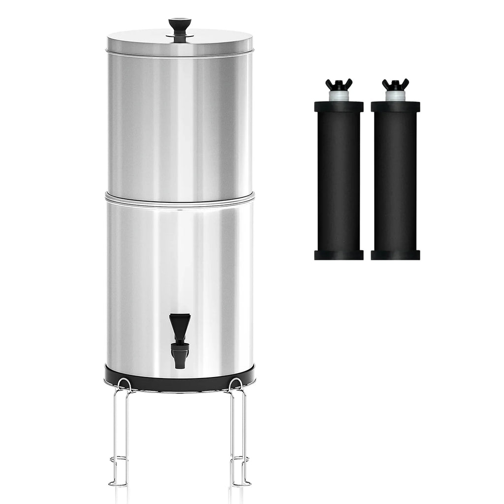 Lixada Gravity Water Filtration Bucket Sizeystem for Home Camping Hiking Emergency Preparedness