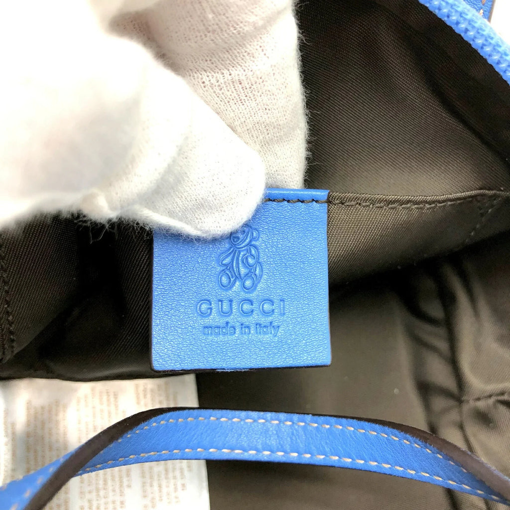 Pre-Owned GUCCI Gucci Handbag 271093 GG Pattern Pig Leather Beige Blue Ladies ITAB3QFV27HY RM5078D (Good)