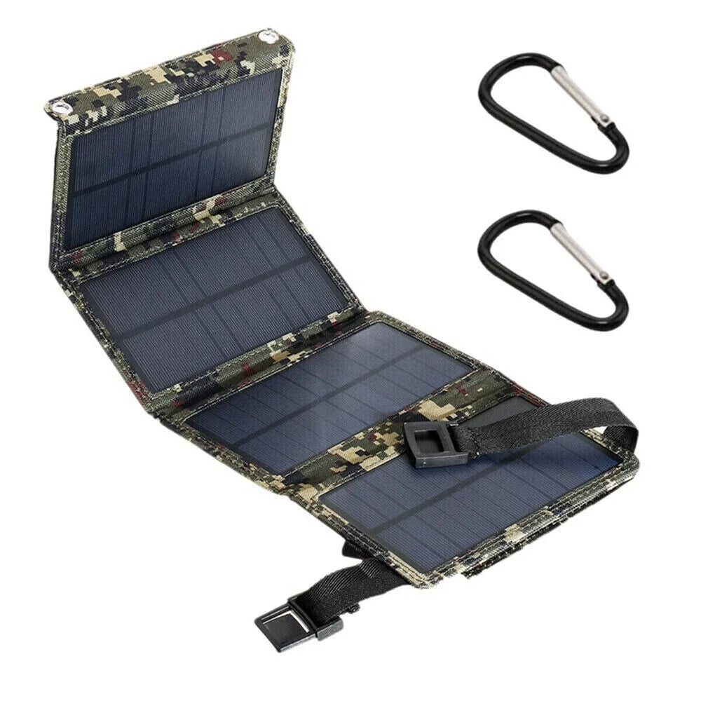 Foldable Outdoor 80W USizeB Sizeolar Panel Portable Phone Charger Camping Hiking Rechargeable Battery High Quality