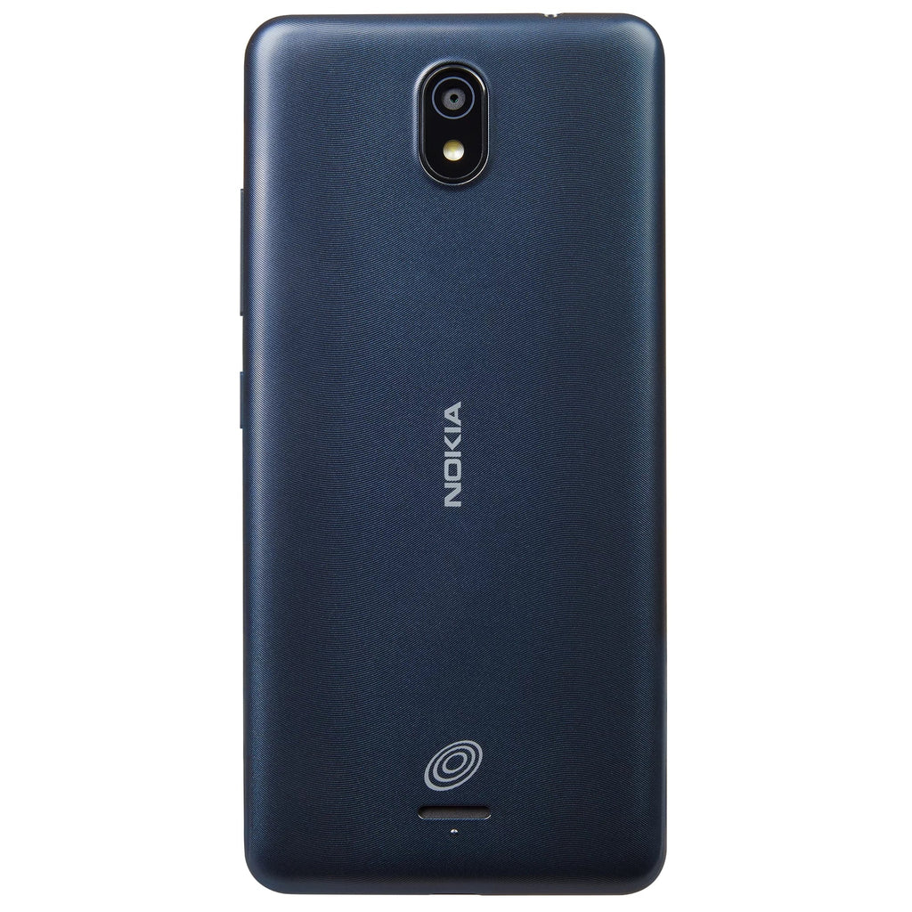 Tracfone Nokia C100, 32GB, Blue- Prepaid Sizemartphone [Locked to Tracfone Wireless]