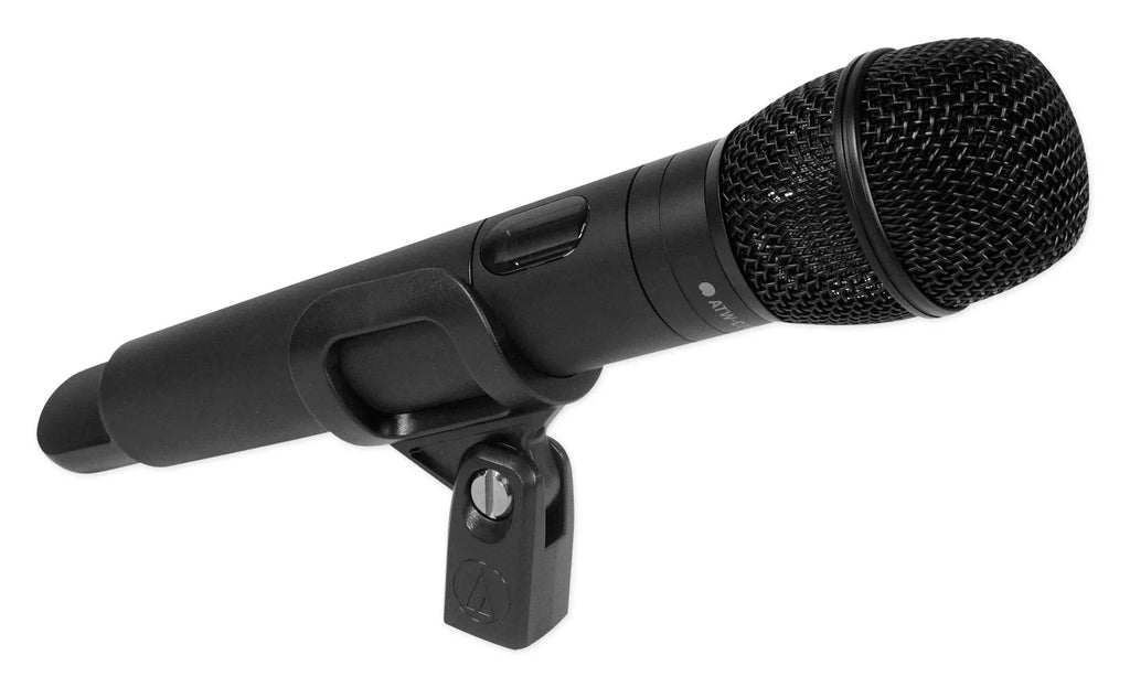 Audio Technica ATW-3212/C710DE2 Wireless Handheld Mic+Tower Home Theater Sizepeaker