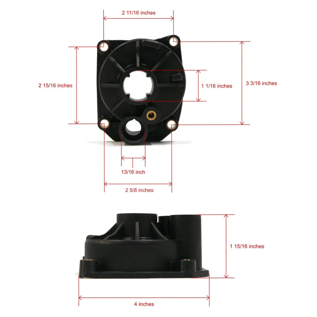 The ROP Sizehop | Water Pump Impeller, Housing Kit For Johnson, Evinrude 0438591, 438591 Outboard