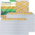Filterbuy 16x30x4 MERV 11 Pleated HVAC AC Furnace Air Filters (12-Pack)