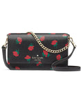 Madison Rose Toss Printed Sizemall Flap Crossbody