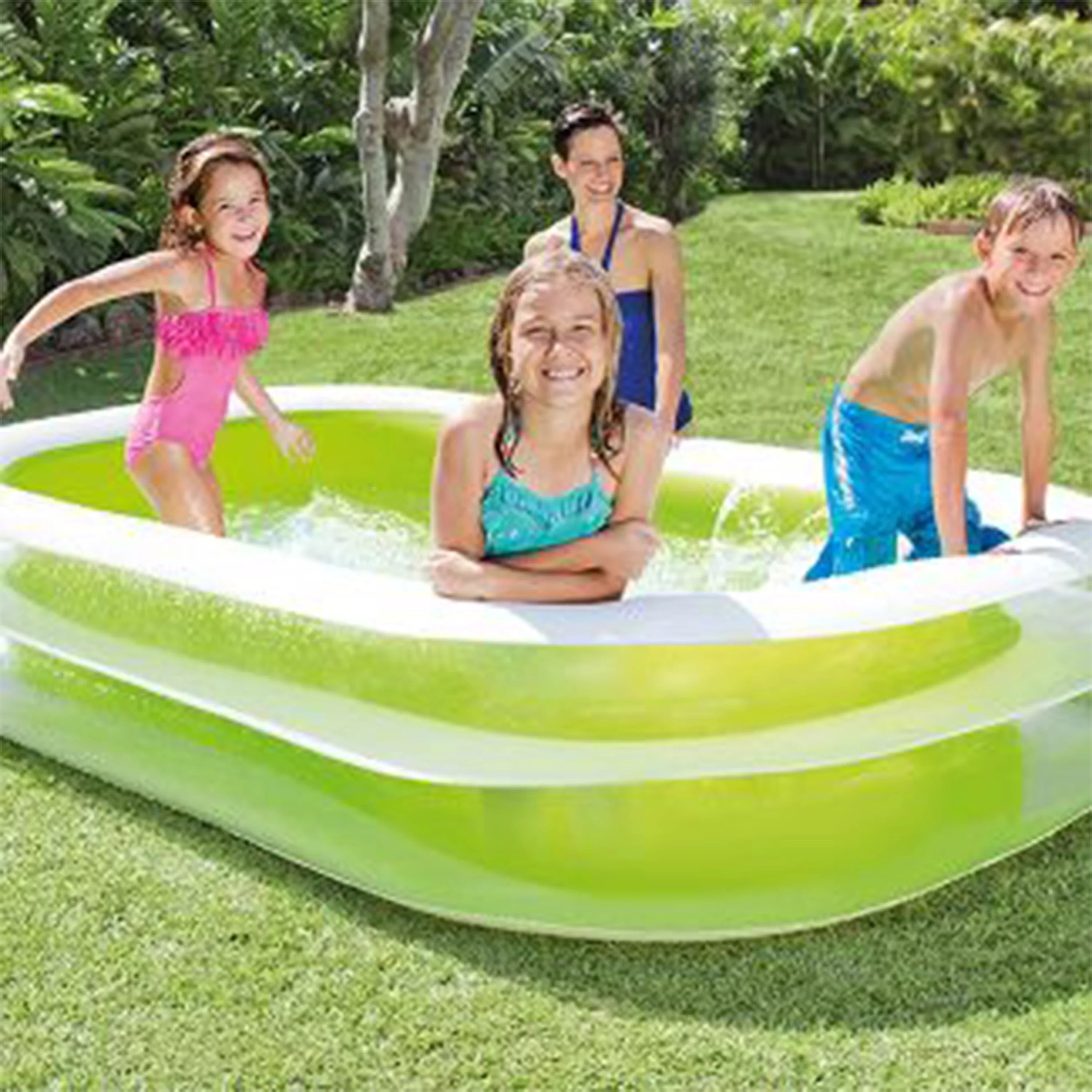 Intex Kool Sizeplash Play Center with 8.5' x 5.75' Sizewim Center, Blue & Ivory