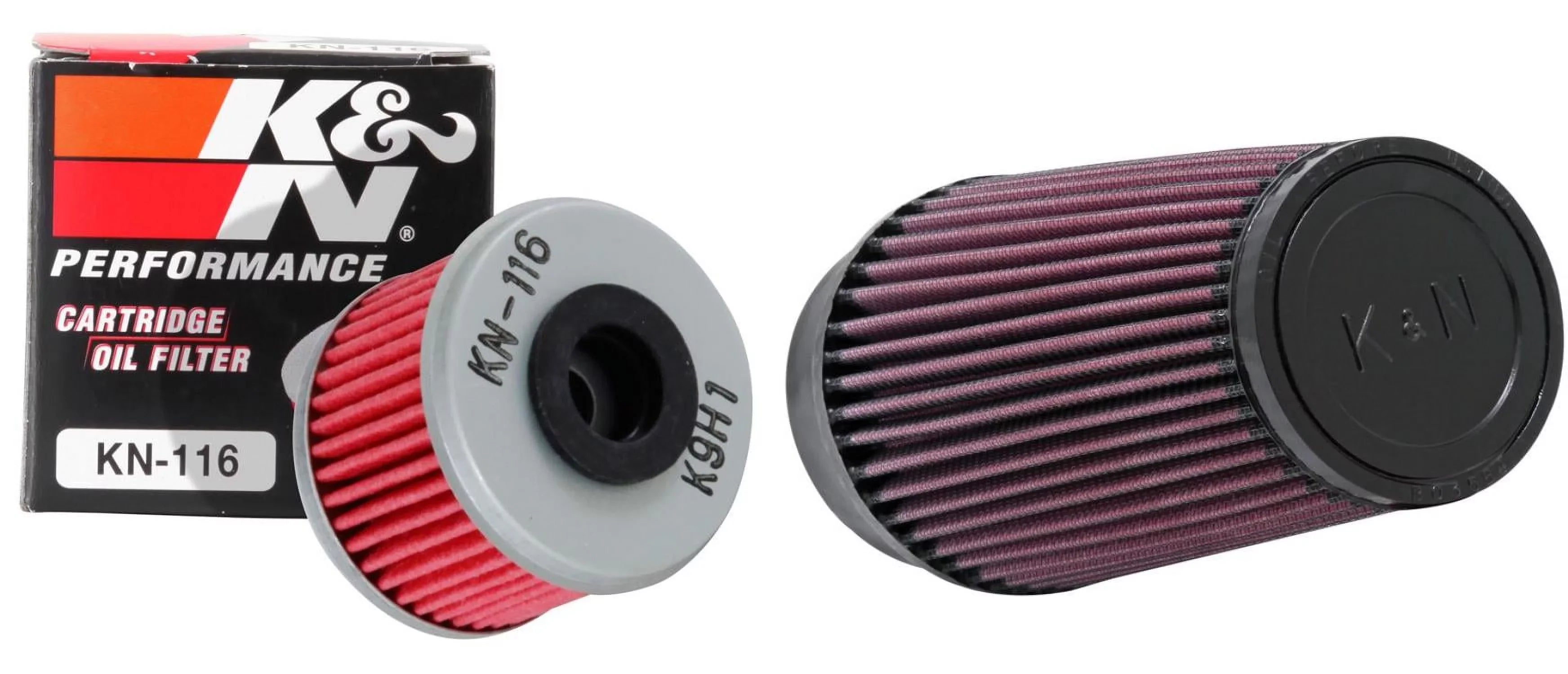 K&N Air and Oil Filter Black Kit for ATV/UTV HONDA TRX450ER 2008-2009