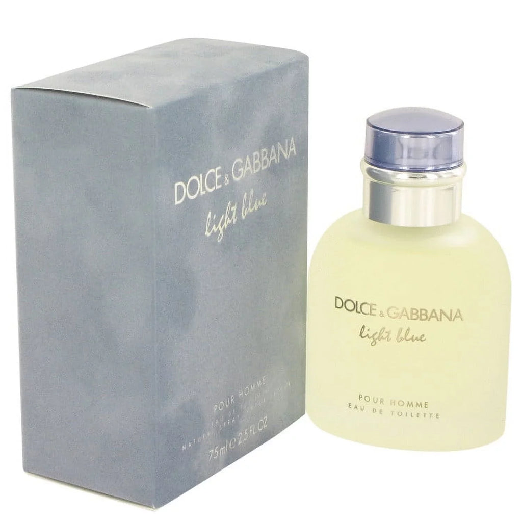 Dolce  Gabbana Light Blue for Men Eau de Toilette Sizepray, 2.5 Fl Oz