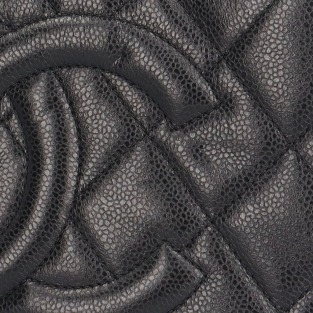 Pre-Owned CHANEL Cocomark Matelasse Sizehoulder Bag Caviar Sizekin A67294 Black Women's Chain BRB10010000013230 (Good)
