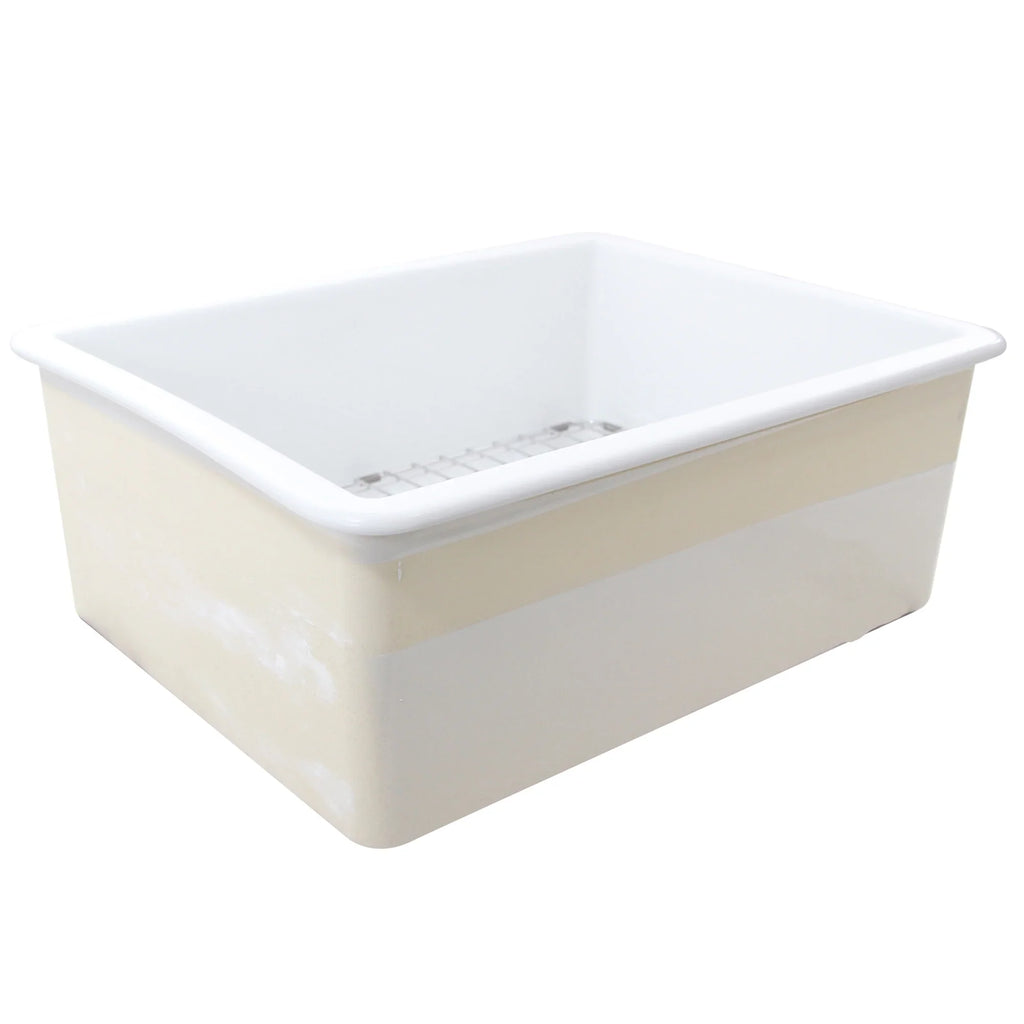 Highpoint Collection Dualmount Fireclay Kitchen Sizeink
