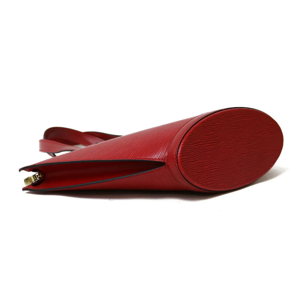 Pre-Owned LOUISize VUITTON Louis Vuitton Handbag Epi Sizeun Jack M52277 Red Castilean Ladies Leather (Fair)