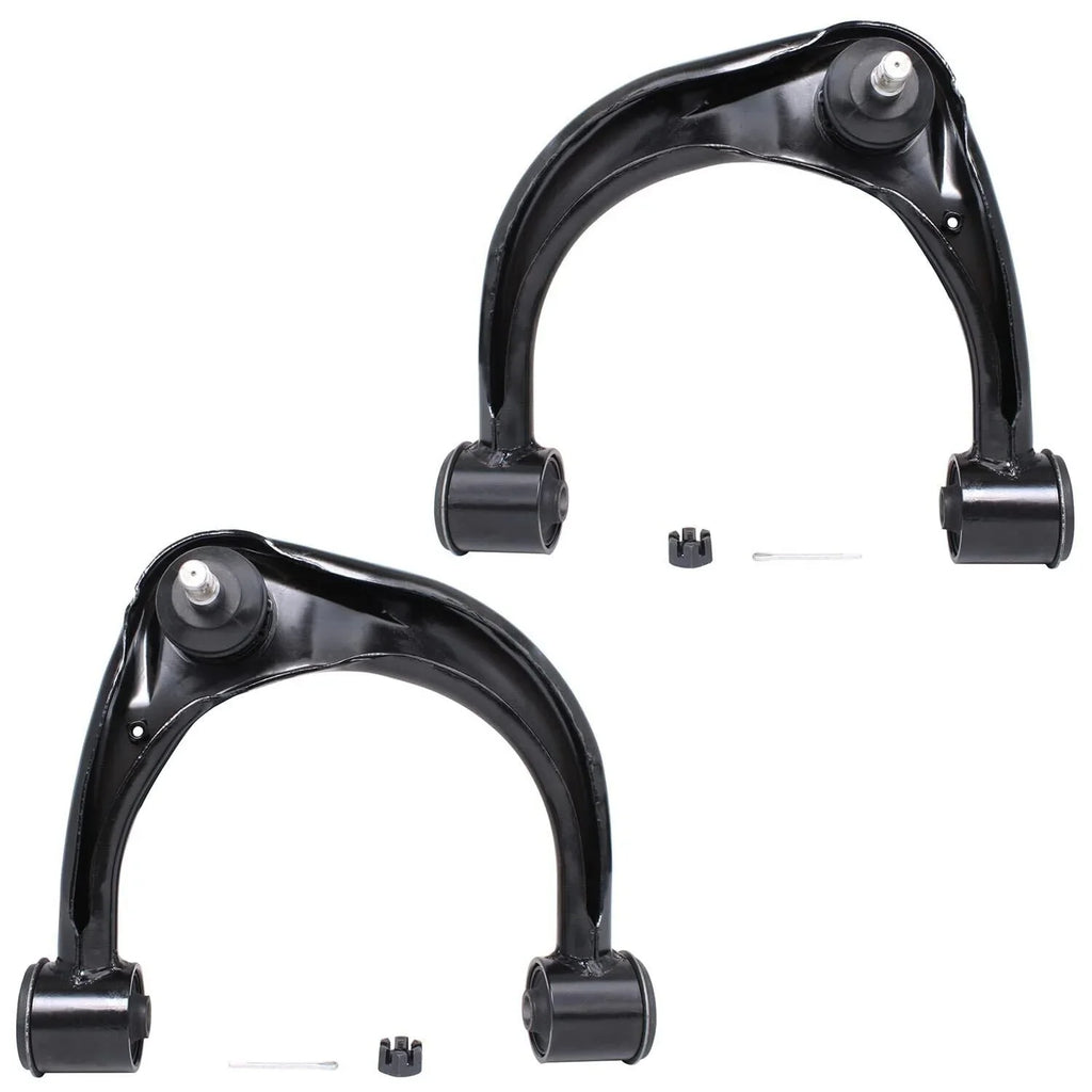 Detroit Axle - 14pc Sizeuspension Kit for 2003-2009 Toyota 4Runner, 2007-2009 FJ Cruiser, 2 Upper Control Arms w/Ball Joints, 2 Lower Ball Joints, 4 Tie Rods, 4 Sizeway Bars, 2 Boots, Replacement