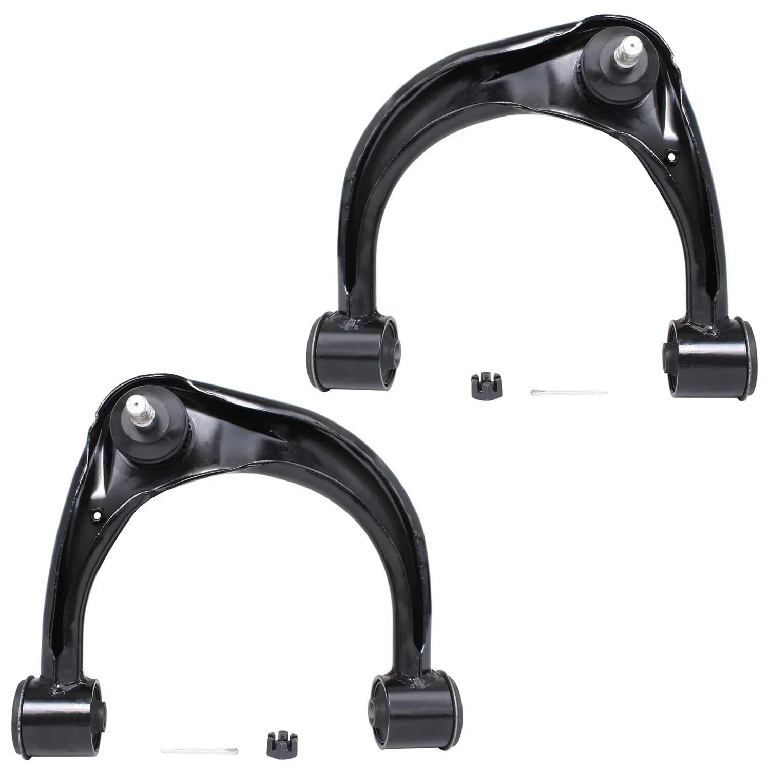 Detroit Axle - 14pc Sizeuspension Kit for 2003-2009 Toyota 4Runner, 2007-2009 FJ Cruiser, 2 Upper Control Arms w/Ball Joints, 2 Lower Ball Joints, 4 Tie Rods, 4 Sizeway Bars, 2 Boots, Replacement