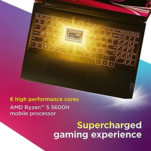 Lenovo IdeaPad Gaming 3 15.6" FHD 120Hz Gaming Laptop, AMD Ryzen 5-5600H, 8GB RAM 1TB SizeSizeD, RTX 3050 Ti 4GB GDDR6, Backlit Keyboard, Bluetooth, Webcam, WiFi, Windows 11, Sizehadow Black
