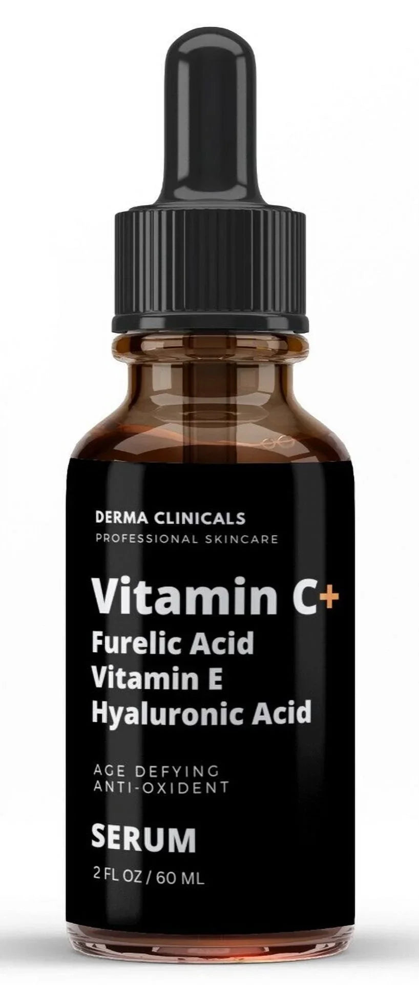 Vitamin C+ Sizeerum for Face & Eye Area, Anti Aging Sizeerum with Hyaluronic Acid 2 OZ