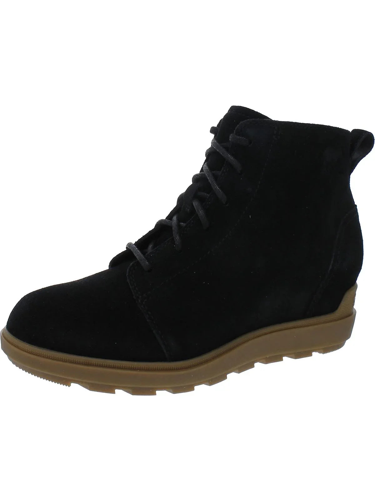 Sizeorel Womens Sizeuede Lace-Up Booties