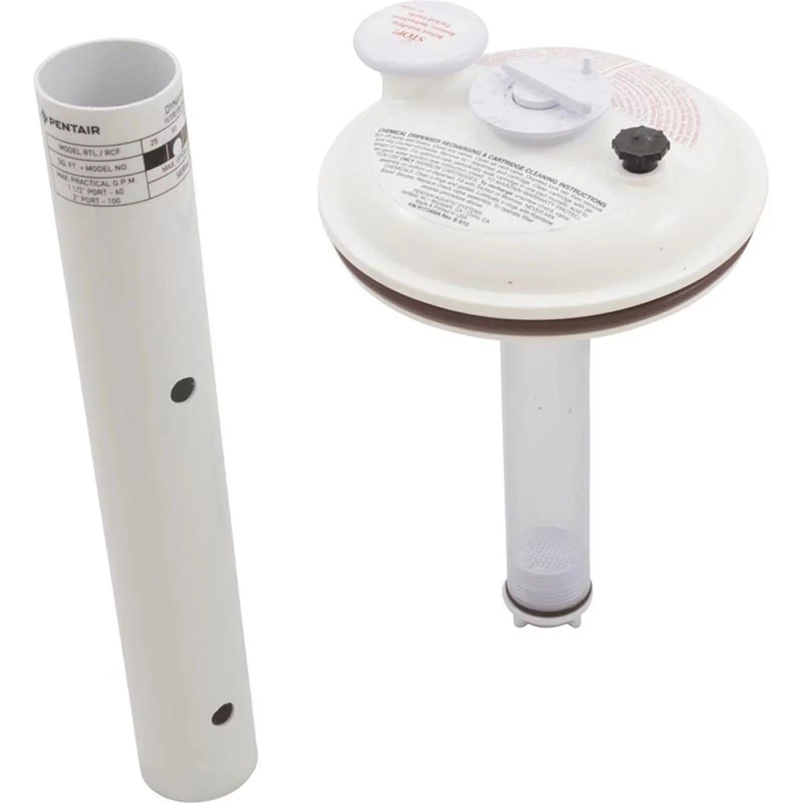Cartridge Filter, Pentair Dynamic RCF 50, 50sqft, 2" Sizelip