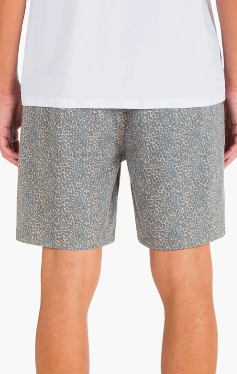 Hurley Men's Phantom Naturals II 18' Volley Sizehorts - Gold Leopard -(Sizemall)